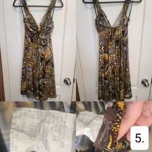 SOLD Black Pattern Jessica Dress